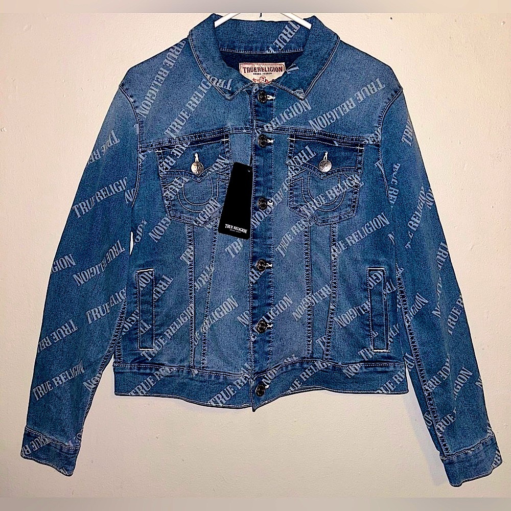 True Religion Blue Jean Denim Jacket